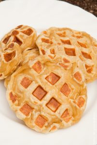 Gaufres Express au jambon - Cahier de gourmandises