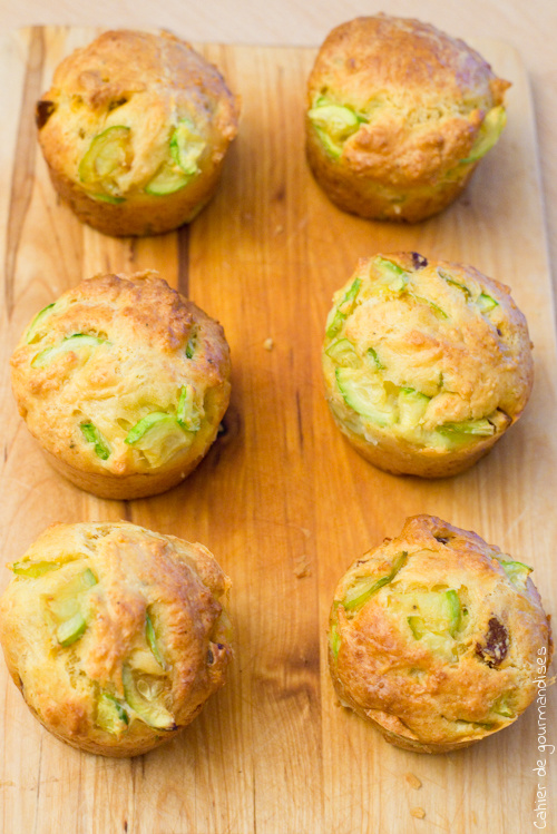 Muffins Courgettes Et Chorizo