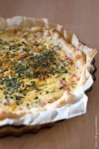 Quiche Oignons Lardons