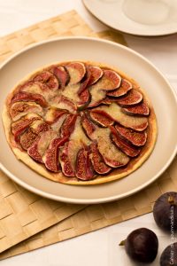 tarte Figue Jambon Mozza
