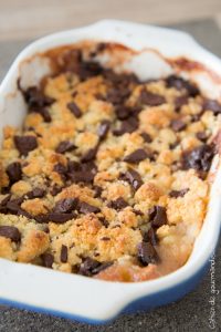 crumble Pomme, Chocolat, Banane | Cahier de gourmandises