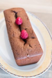 Cake Cacao Framboises | Cahier de gourmandises