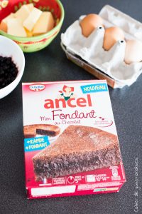 Fondant au chocolat Ancel | Cahier de gourmandises