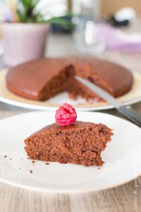 Gateau cacao framboises | Cahier de gourmandises