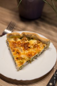 Quiche aux poireaux et au poulet | Cahier de gourmandises