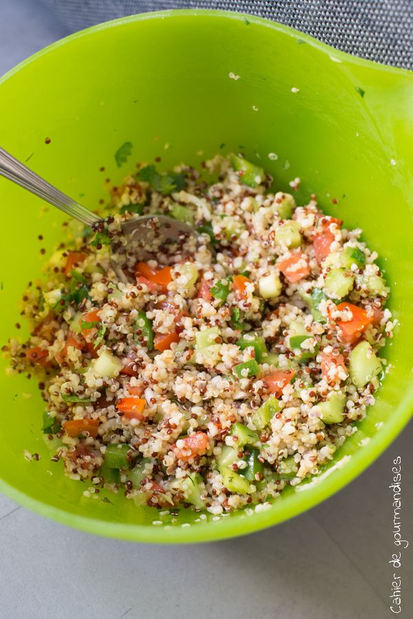 Salade de quinoa façon taboulé | Cahier de gourmandises