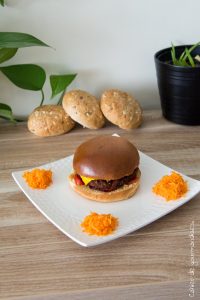 Hamburger végétarien | Cahier de gourmandises