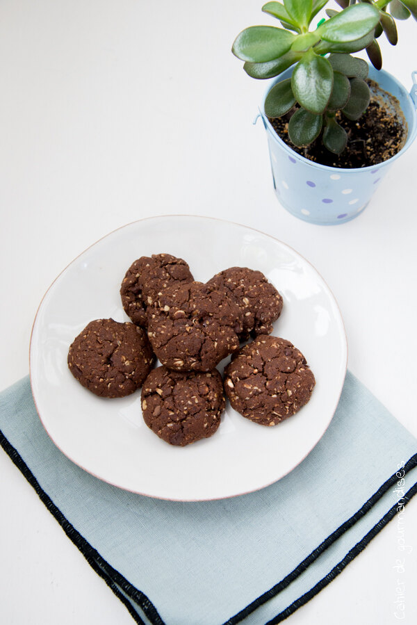 Biscuits avoine chocolat | Cahier de gourmandises