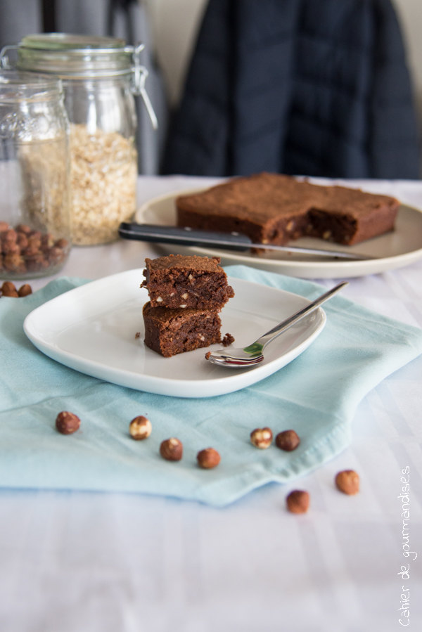 Brownie fort en chocolat | Cahier de gourmandises
