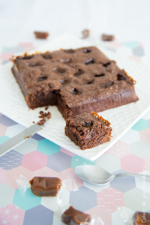 Brownies chocolat caramel | Cahier de gourmandises