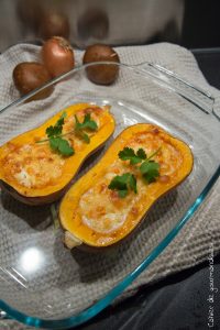 Courge butternut farcie | Cahier de gourmandises