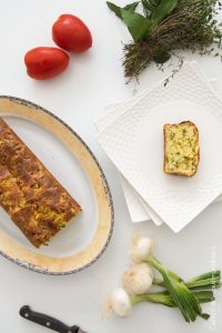 Cake vert courgette et poivron | Cahier de gourmandises