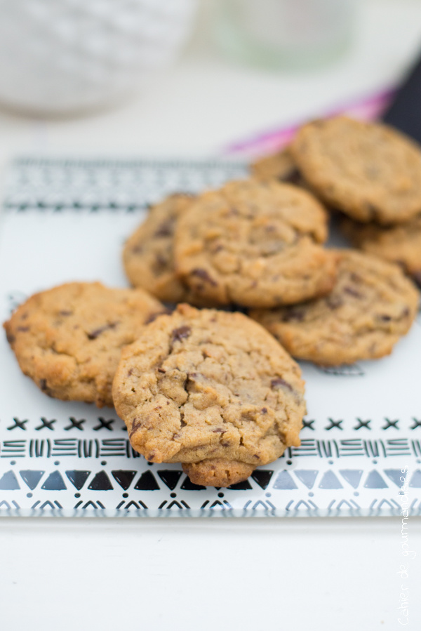 Cookies chocolat praliné | Cahier de gourmandises
