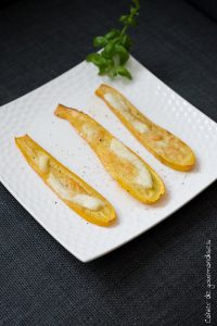Courgettes Mozza | Cahier de gourmandises