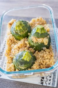Courgettes farcies au quinoa | Cahier de gourmandises