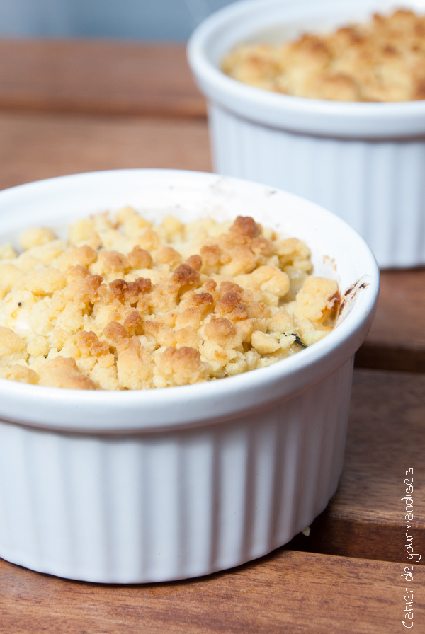 Crumble Courgette et Feta