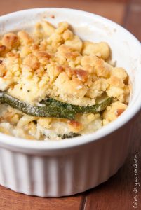 Crumble Courgette et Feta