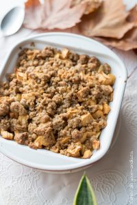 Crumble aux pommes | Cahier de gourmandises