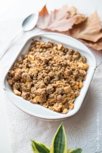 Crumble aux pommes | Cahier de gourmandises