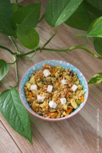 Epeautre carotte courgette | Cahier de gourmandises