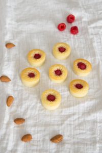Financiers aux framboises