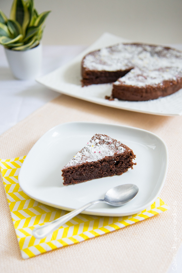 Gâteau chocolat amande huile d'olive | Cahier de gourmandises