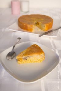 Gateau peches banane | Cahier de gourmandises