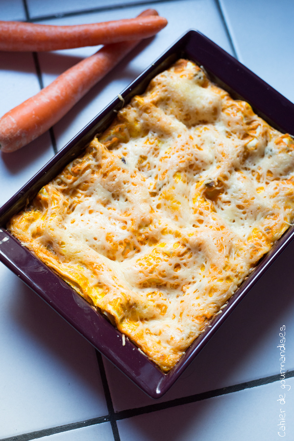 Lasagnes aux carottes | Cahier de gourmandises