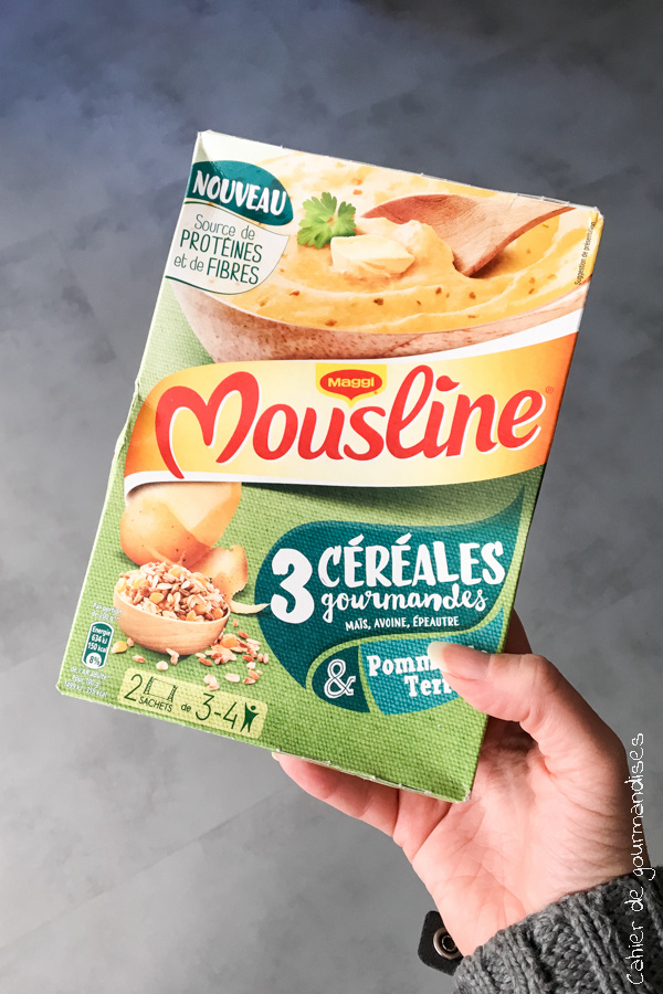 Puree Mousline 3 céréales | Cahier de gourmandises