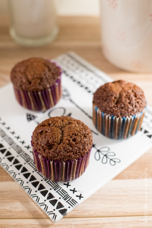 Muffins chocolat praliné | Cahier de gourmandises