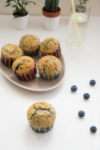 Muffins aux myrtilles | Cahier de gourmandises