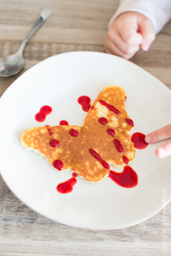 Pancakes Framboises Coco | Cahier de gourmandises