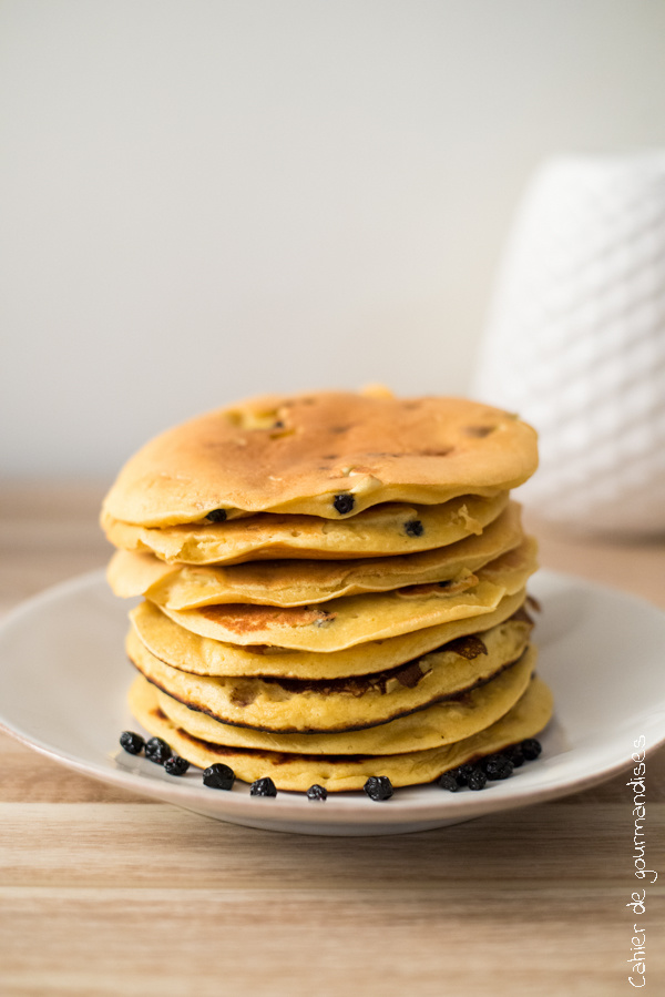 Pancakes aux myrtilles | Cahier de gourmandises