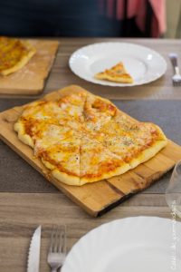 Pizza 3 fromages | Cahier de gourmandises
