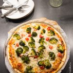 Pizza Tomates Brocolis | Cahier de gourmandises