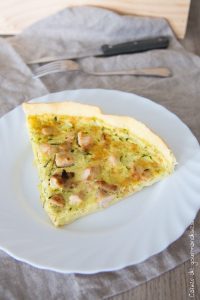 Quiche cresson poulet