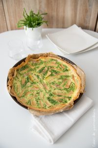 Quiche épinards et truite fumée | Cahier de gourmandises
