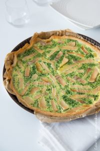 Quiche épinards et truite fumée | Cahier de gourmandises