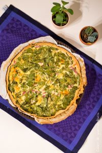Quiche au cresson | Cahier de gourmandises