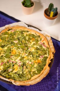 Quiche au cresson | Cahier de gourmandises