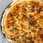 Quiche oignon chorizo | Cahier de gourmandises