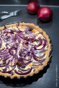 Quiche aux oignons rouge | Cahier de gourmandises