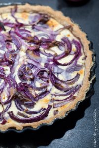 Quiche aux oignons rouge | Cahier de gourmandises