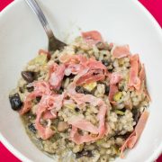 Risotto Poireaux Champignons | Cahier de gourmandises