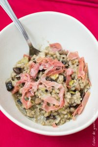 Risotto Poireaux Champignons | Cahier de gourmandises