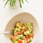 Salade Avocat Tomates | Cahier de gourmandises