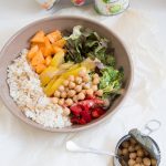 Salade de riz et légumes frais & pois chiche Bonduelle | Cahier de gourmandises