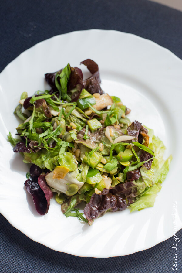 Salade de fèves fraîches | Cahier de gourmandises