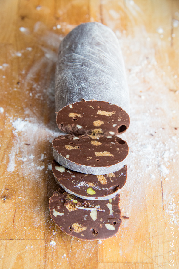 Saucisson au chocolat | Cahier de gourmandises