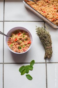Taboulé menthe raisins secs | Cahier de gourmandises